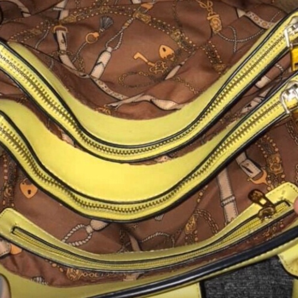 yellow purse